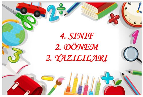 4. Sınıf Türkçe 2. Dönem 2. Yazılı Sınavı (Kaynaştırma)